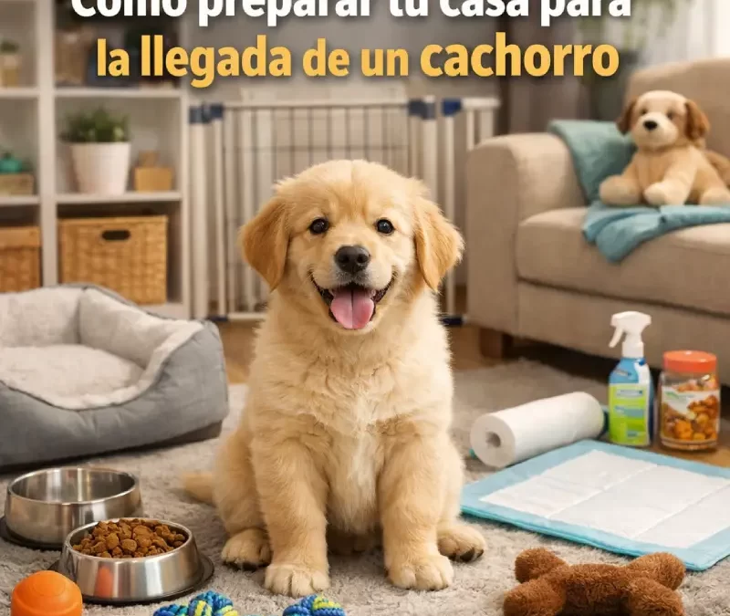 Cómo preparar tu casa para la llegada de un cachorro