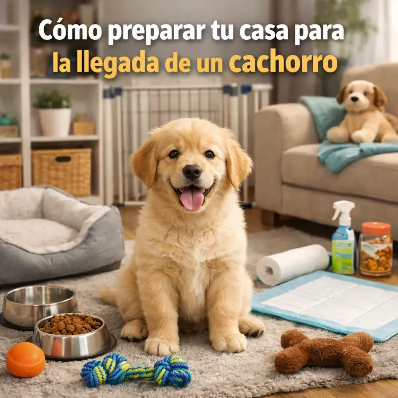 Cómo preparar tu casa para la llegada de un cachorro